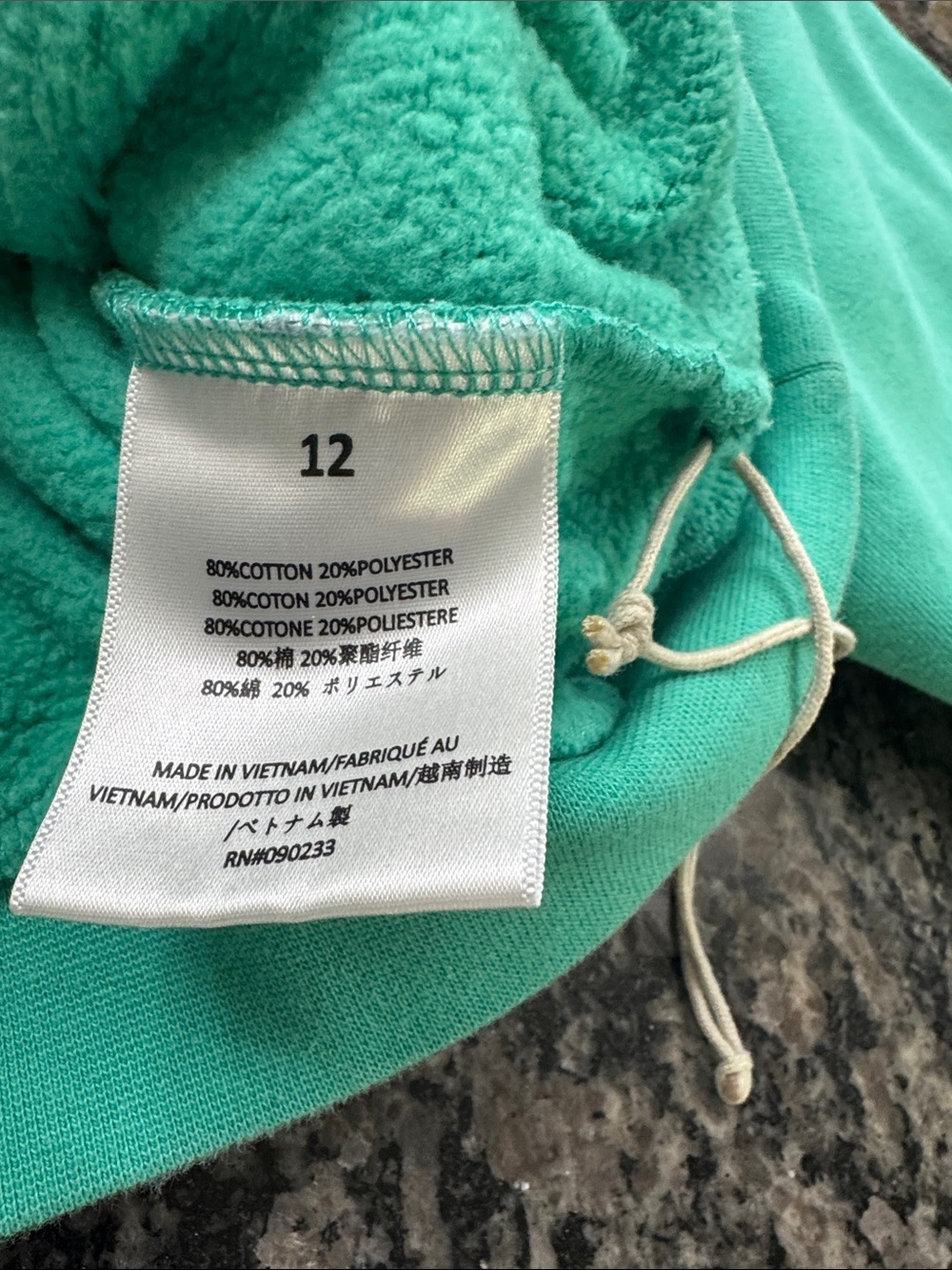 Fear of God Turquoise Crewneck Sweatshirt with pockets 12 - Picture 12 of 16